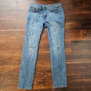 DL1961 DL Performance Nick Slim Jeans Mens 33 X 32 Blue Stretch Straight Leg